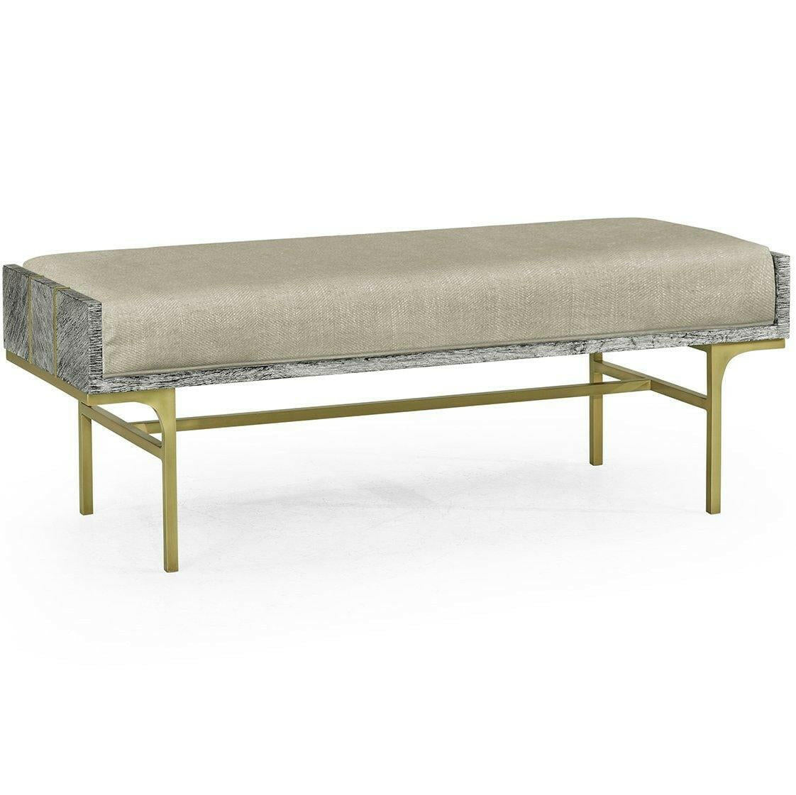 Jonathan Charles Bench Transitional in Dark French Oak - Mazo.