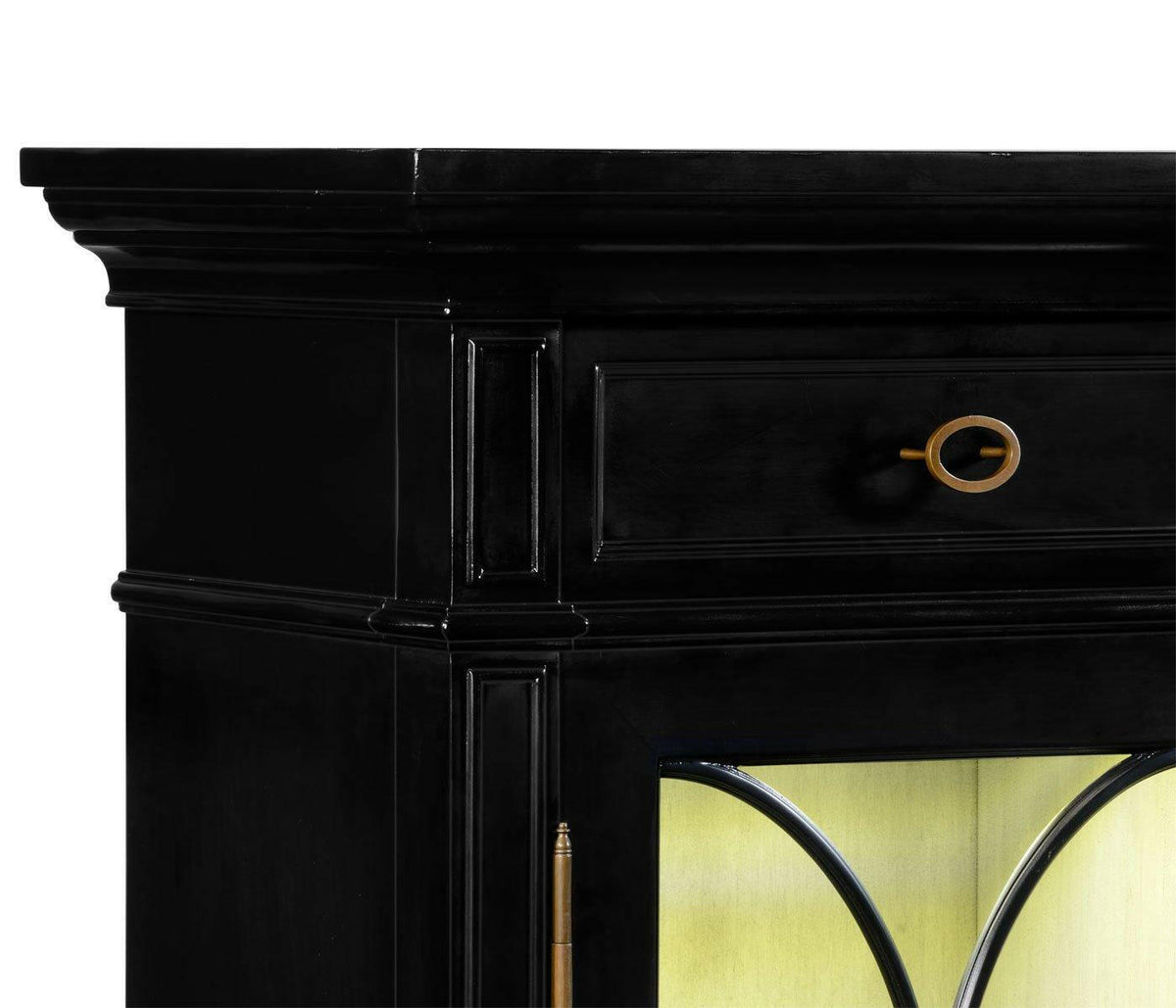 Jonathan Charles Breakfront Display Cabinet Palace.