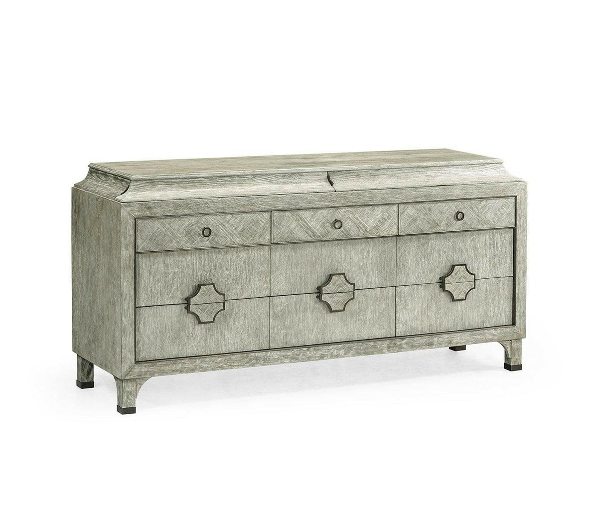 Jonathan Charles Buffet Doha in Oak - Grey.
