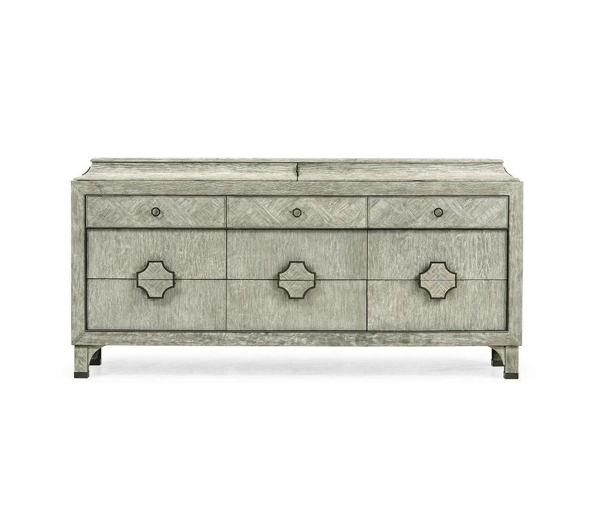 Jonathan Charles Buffet Doha in Oak - Grey.