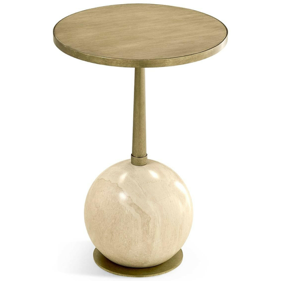 Jonathan Charles Cambrio Faux Marble Accent Table.