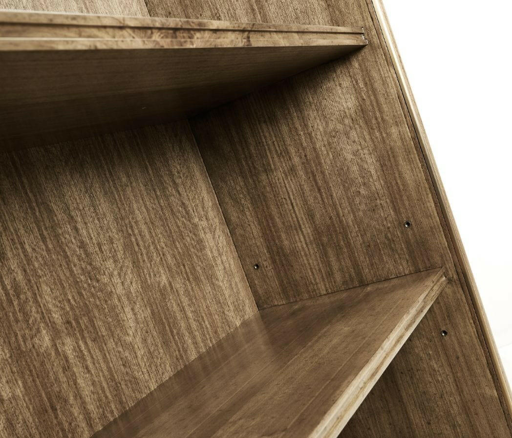 Jonathan Charles Catalonia Walnut Veneer Bookcase.