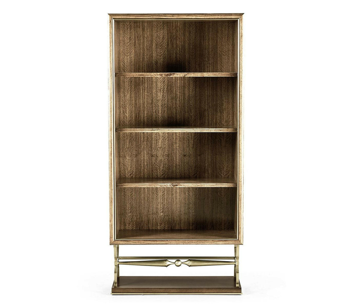 Jonathan Charles Catalonia Walnut Veneer Bookcase.