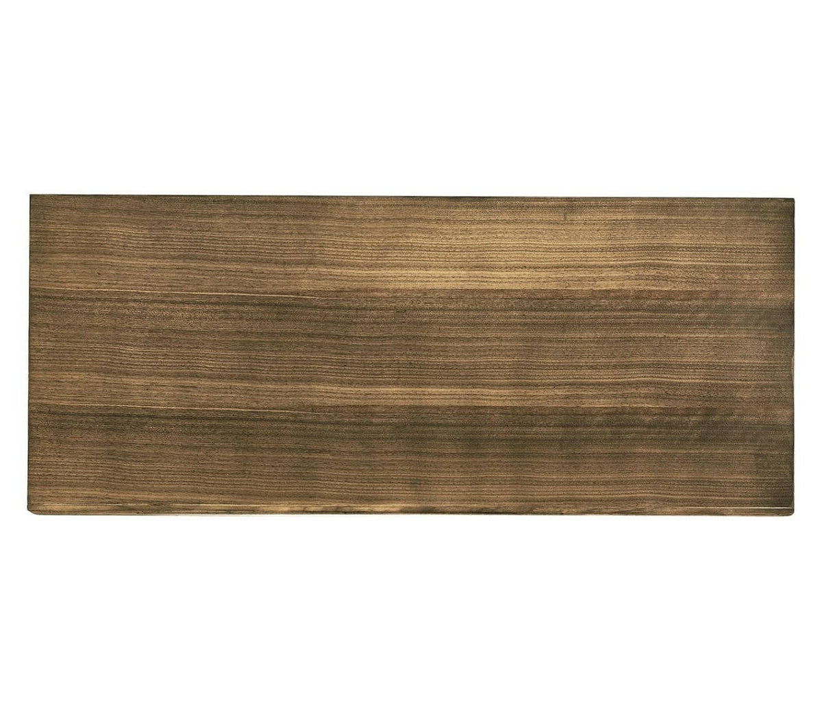 Jonathan Charles Catalonia Walnut Veneer Bookcase.