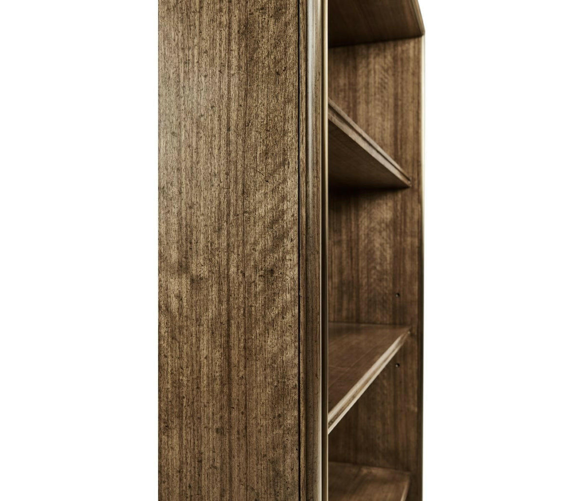Jonathan Charles Catalonia Walnut Veneer Bookcase.