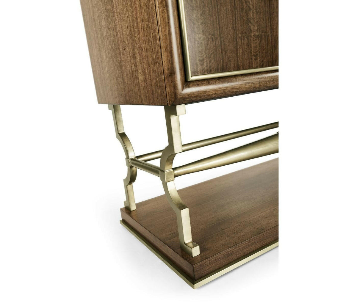 Jonathan Charles Catalonia Walnut Veneer Bookcase.