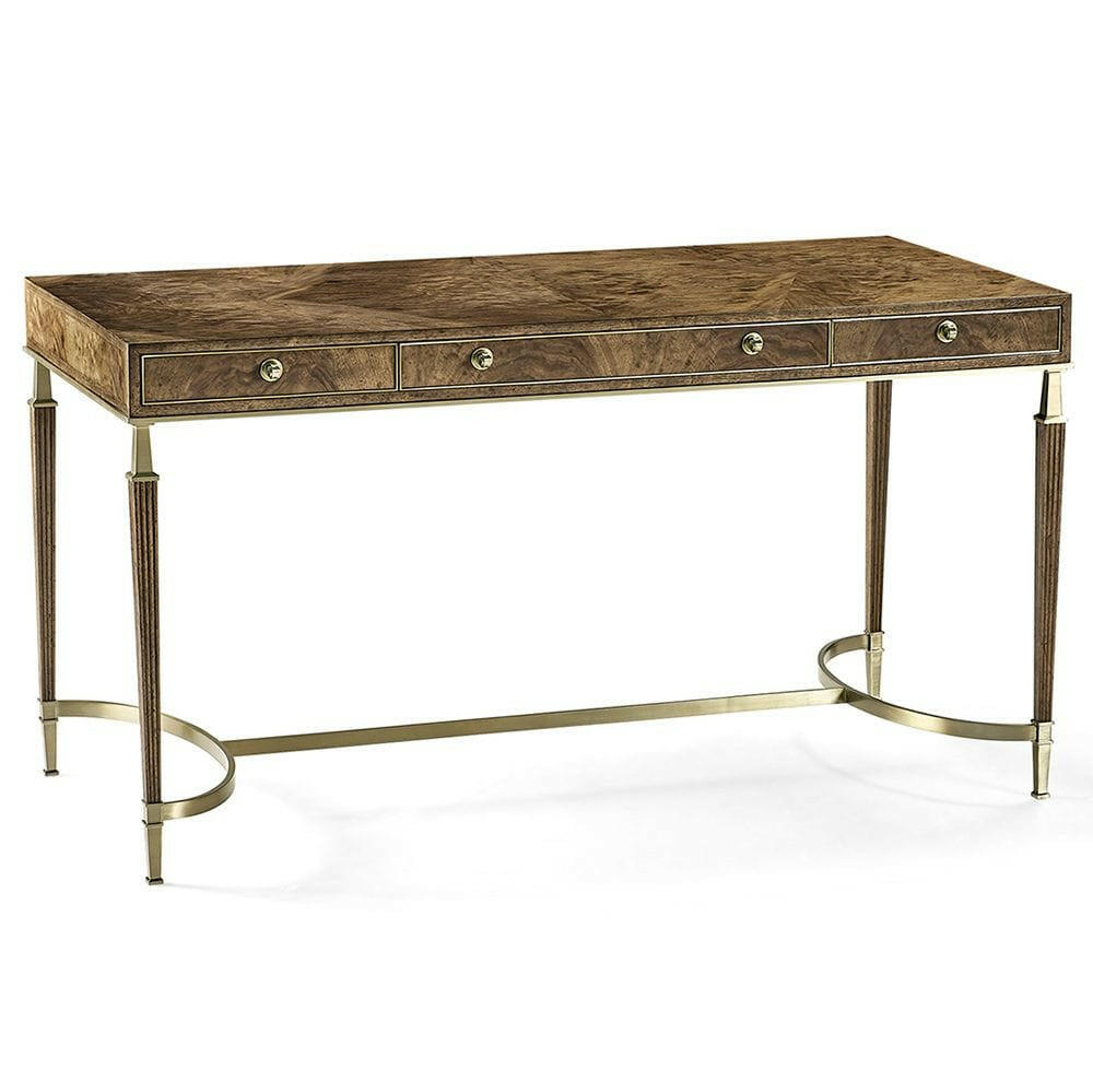 Jonathan Charles Catalonia Walnut Veneer Desk.