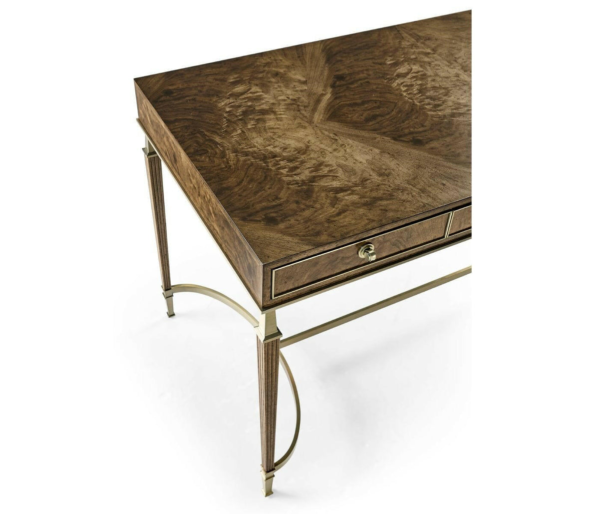 Jonathan Charles Catalonia Walnut Veneer Desk.