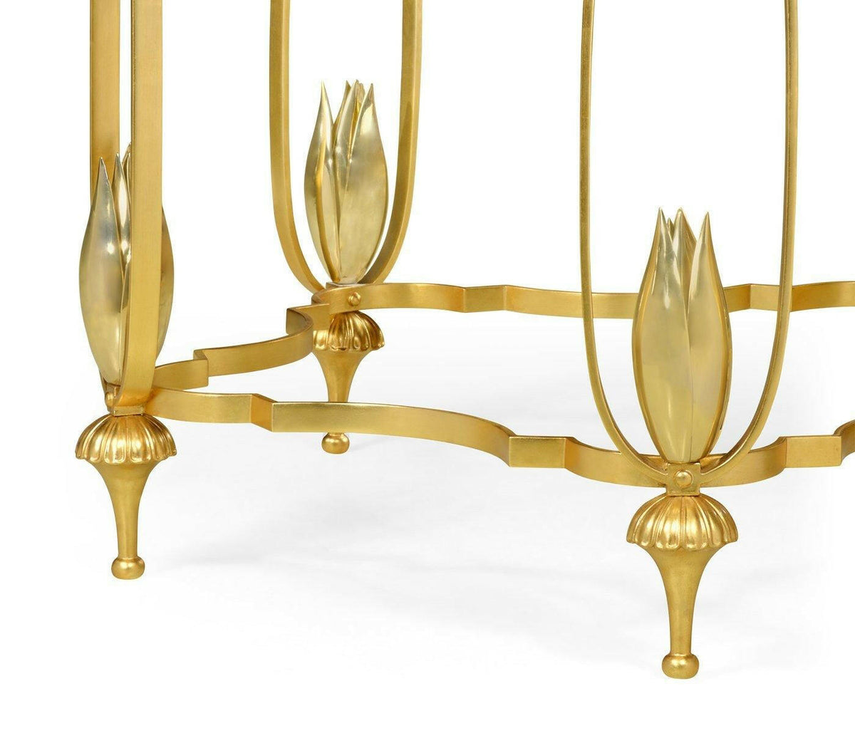 Jonathan Charles Centre Table Contemporary with Green Marble Top.