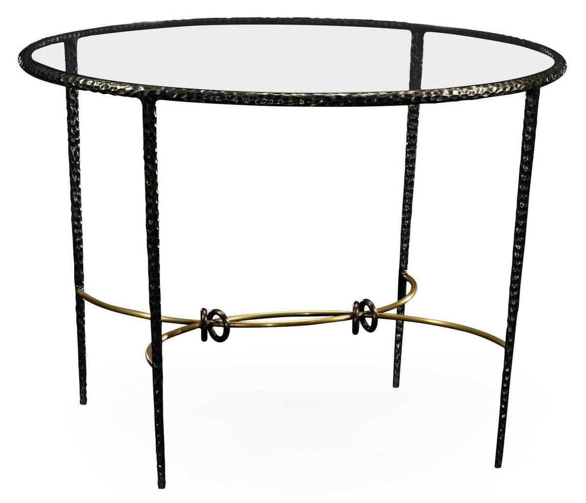 Jonathan Charles Centre Table Hammered - Black.