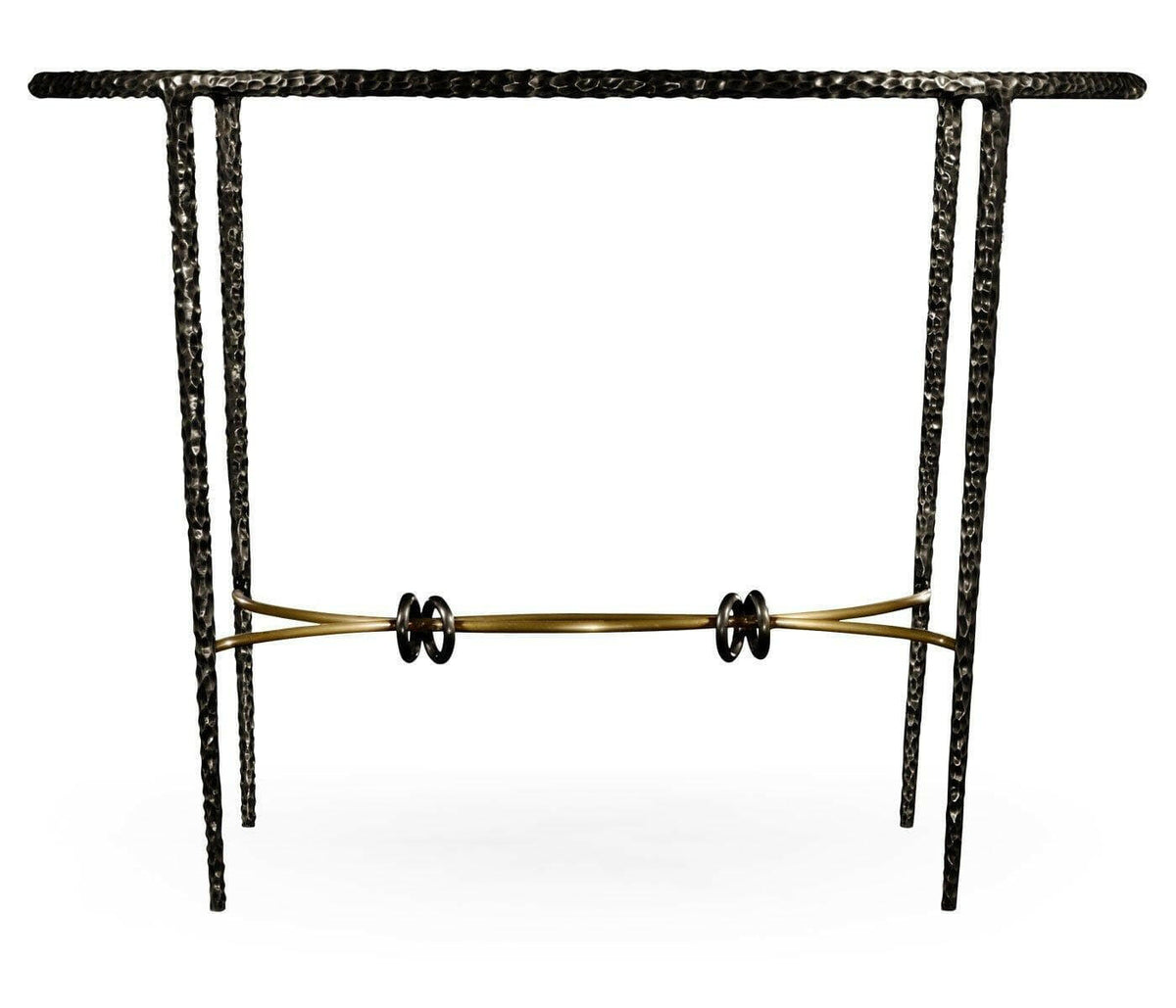 Jonathan Charles Centre Table Hammered - Black.