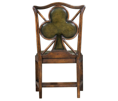 Jonathan Charles Living Jonathan Charles Chair Club Playing Card - English Green Leather House of Isabella UK