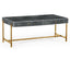 Jonathan Charles Living Jonathan Charles Coffee Table 1930s in Anthracite Shagreen - Gilded House of Isabella UK