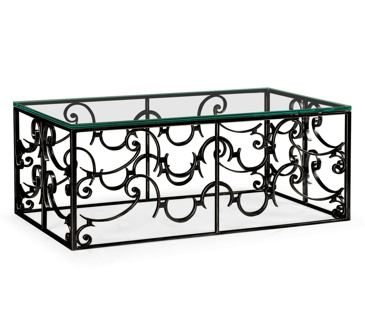 Jonathan Charles Coffee Table Arabesque - Bronze.