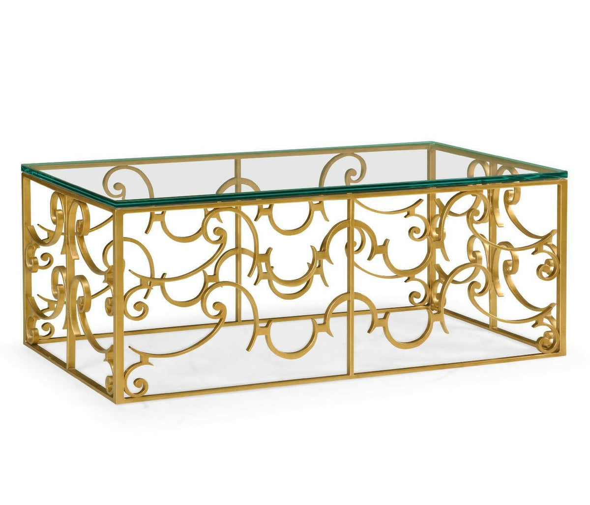 Jonathan Charles Coffee Table Arabesque - Gilded.