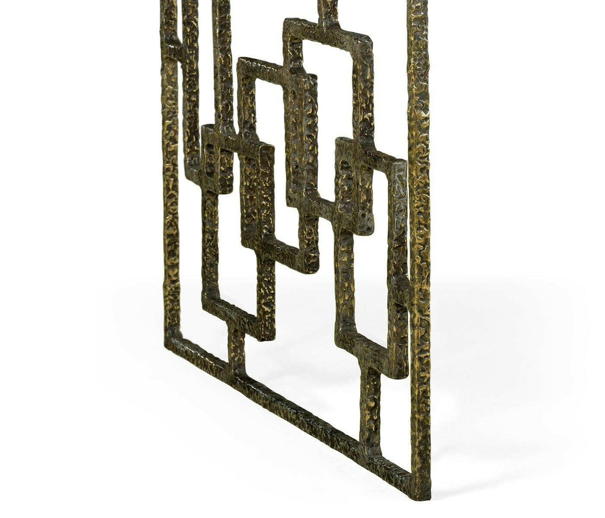 Jonathan Charles Coffee Table Bronze Antique Brass.