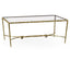 Jonathan Charles Living Jonathan Charles Coffee Table Hammered - Brass House of Isabella UK