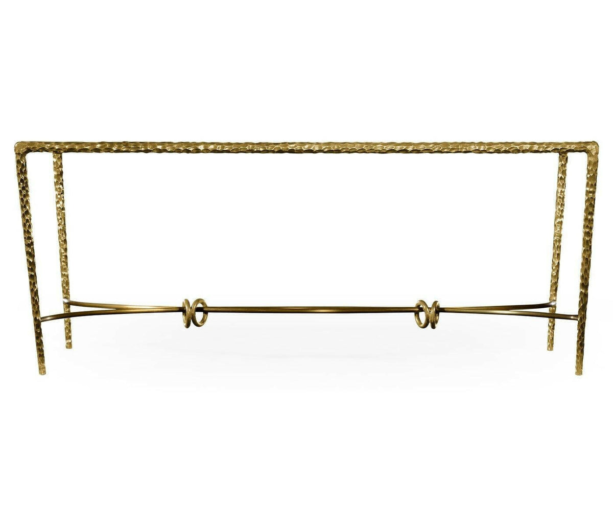 Jonathan Charles Coffee Table Hammered - Brass.