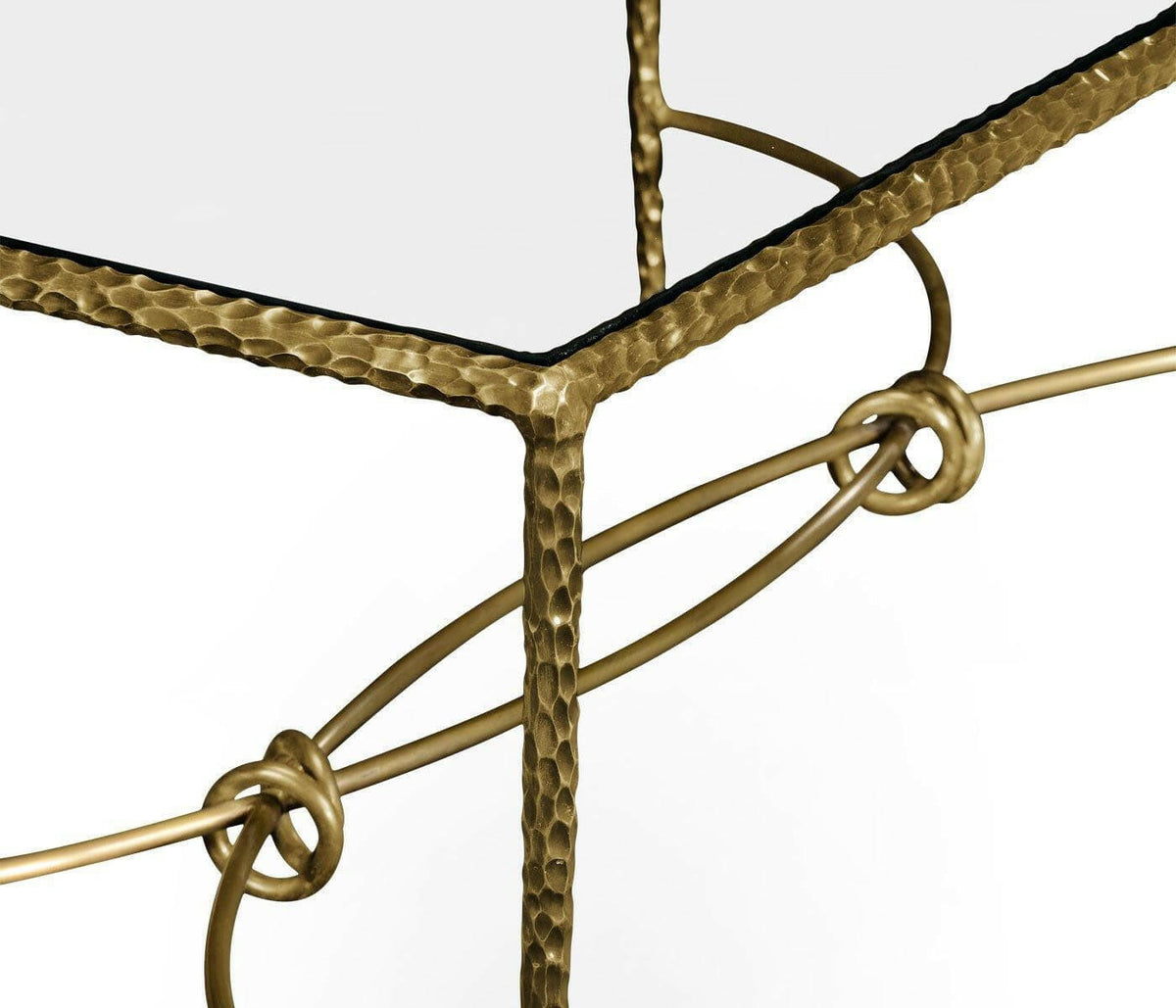 Jonathan Charles Coffee Table Hammered - Brass.