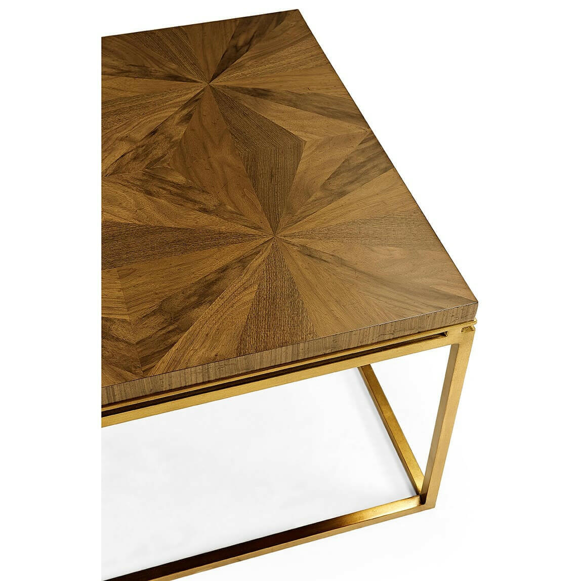 Jonathan Charles Coffee Table Walnut Bookmatched.