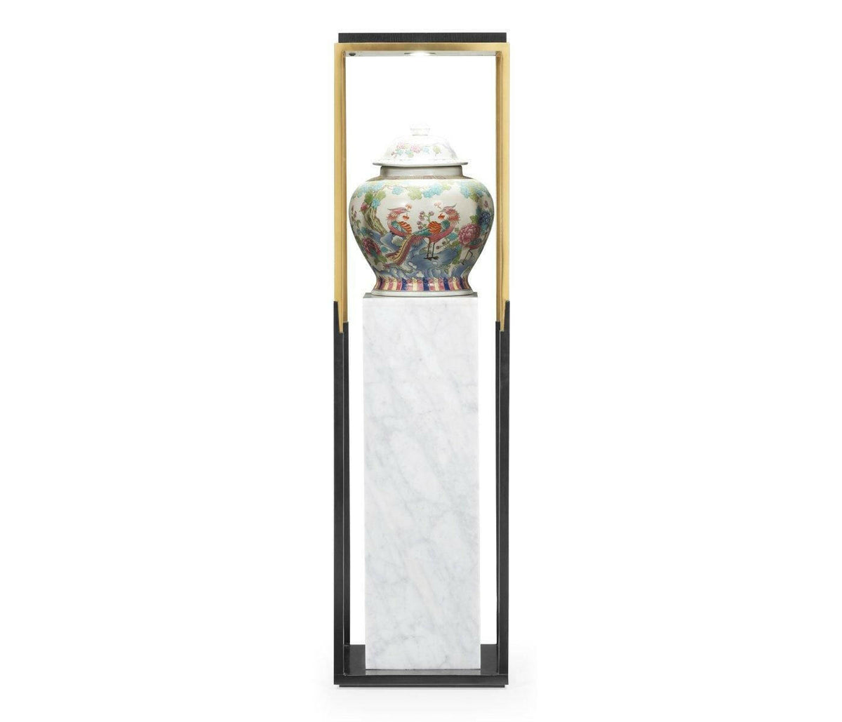 Jonathan Charles Column with White Marble Centre.