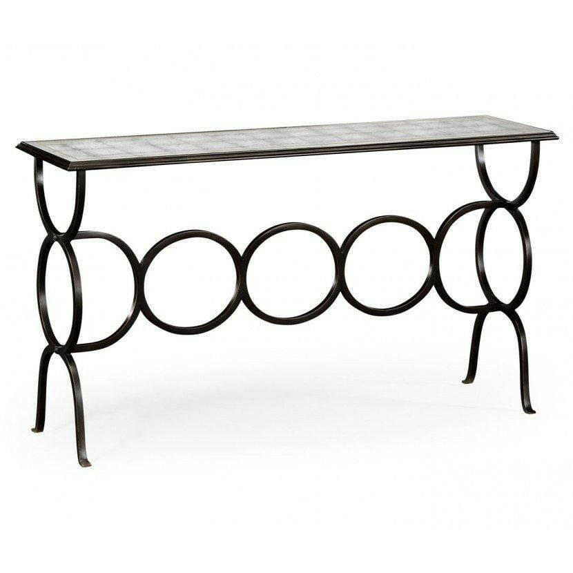 Jonathan Charles Console Table Circles - Bronze.