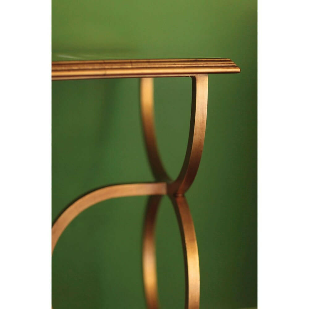 Jonathan Charles Console Table Circles - Gilded.