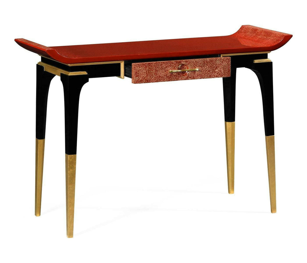 Jonathan Charles Console Table Emperor - Dark Red.