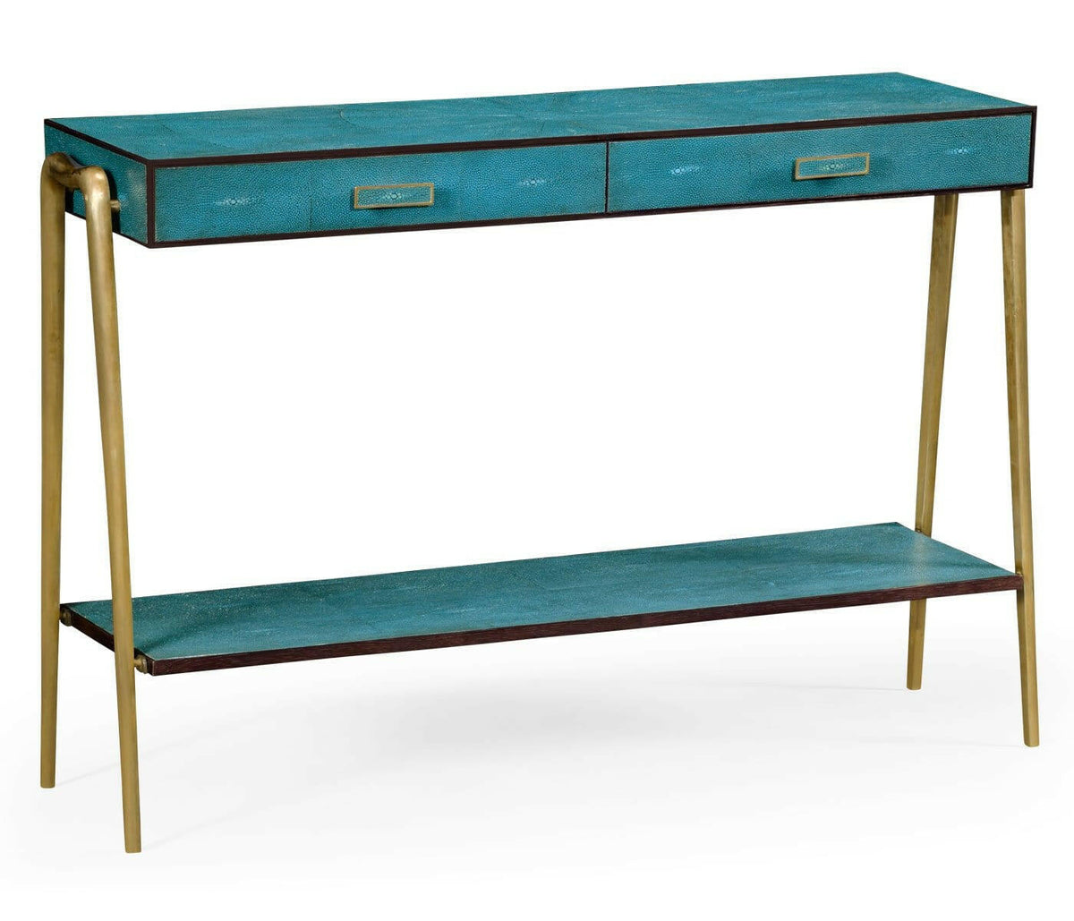 Jonathan Charles Console Table French 1930s - Brass.