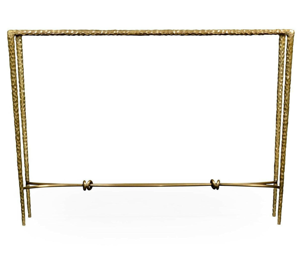 Jonathan Charles Console Table Hammered - Brass.
