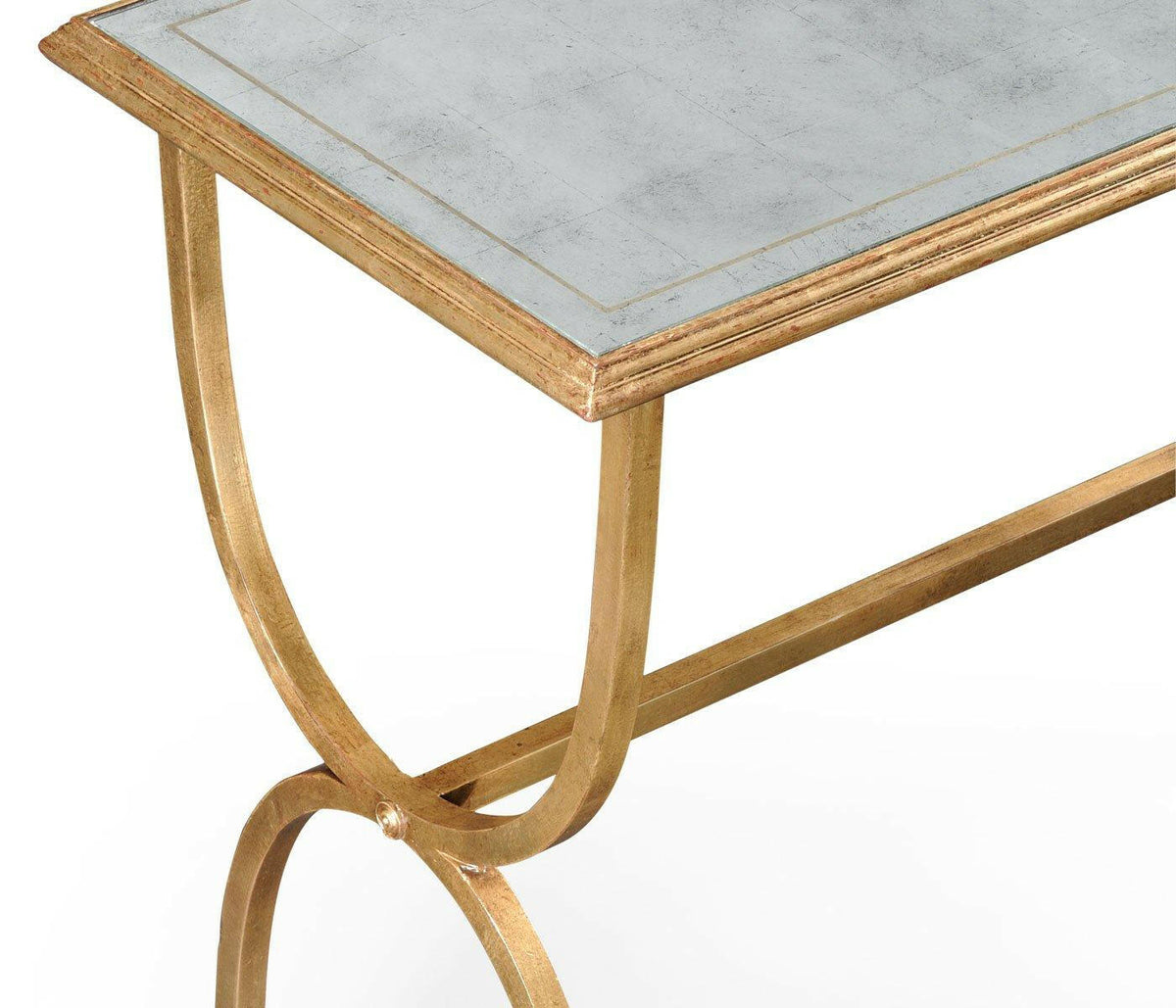 Jonathan Charles Console Table Horseshoe - Gilded.