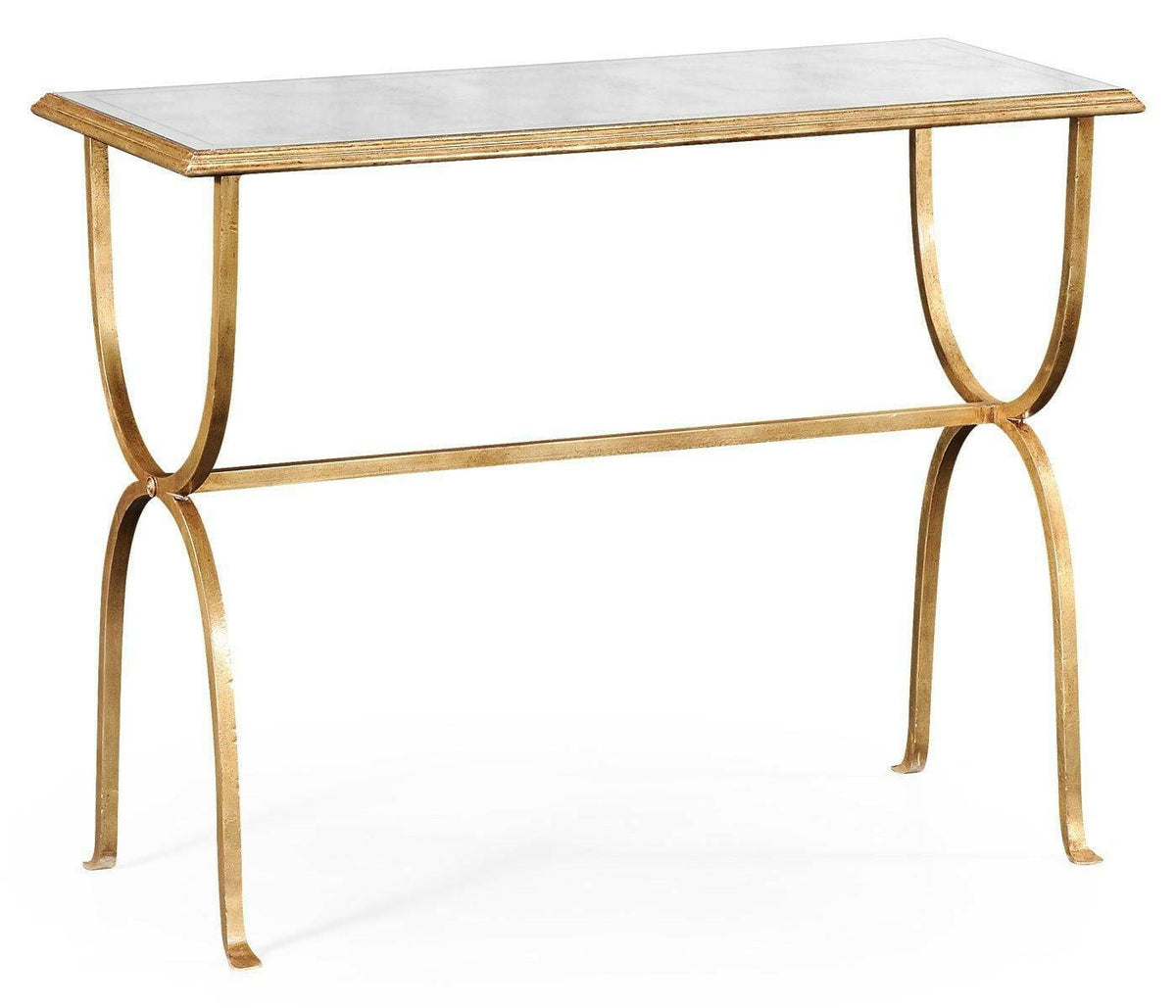 Jonathan Charles Console Table Horseshoe - Gilded.