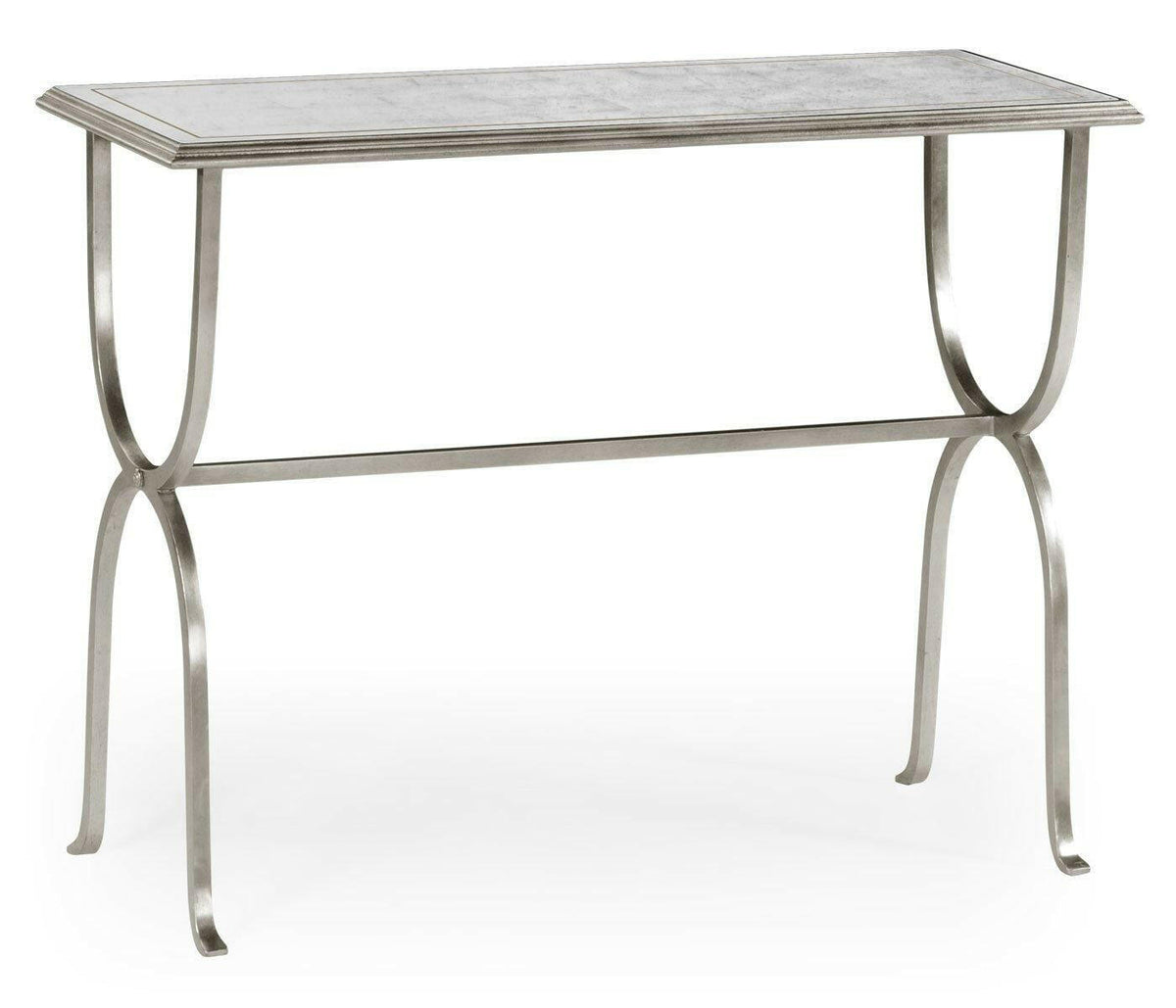 Jonathan Charles Console Table Horseshoe - Silver.