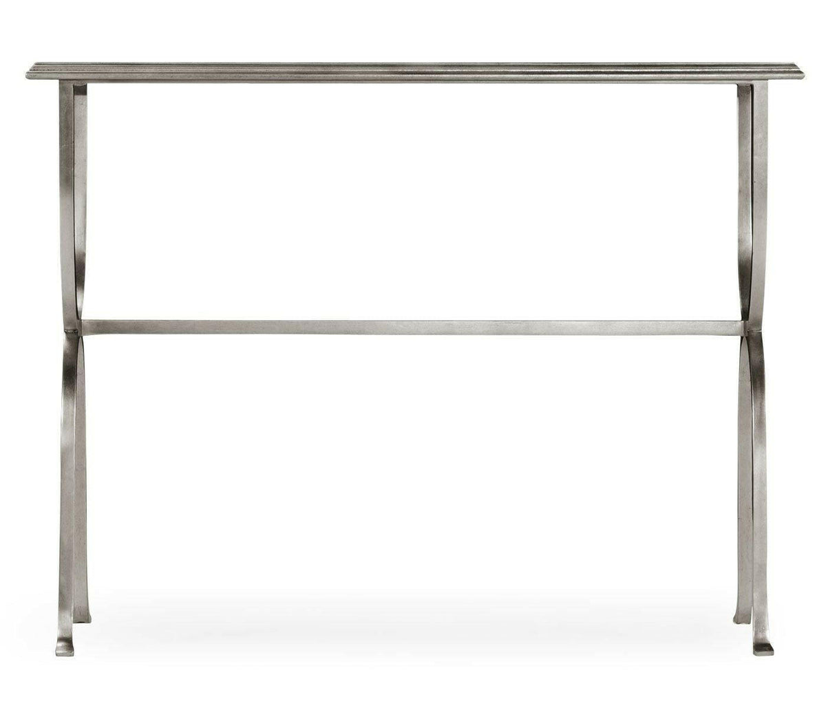 Jonathan Charles Console Table Horseshoe - Silver.