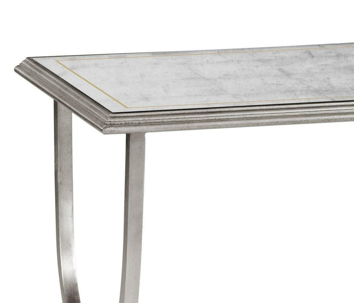 Jonathan Charles Console Table Horseshoe - Silver.