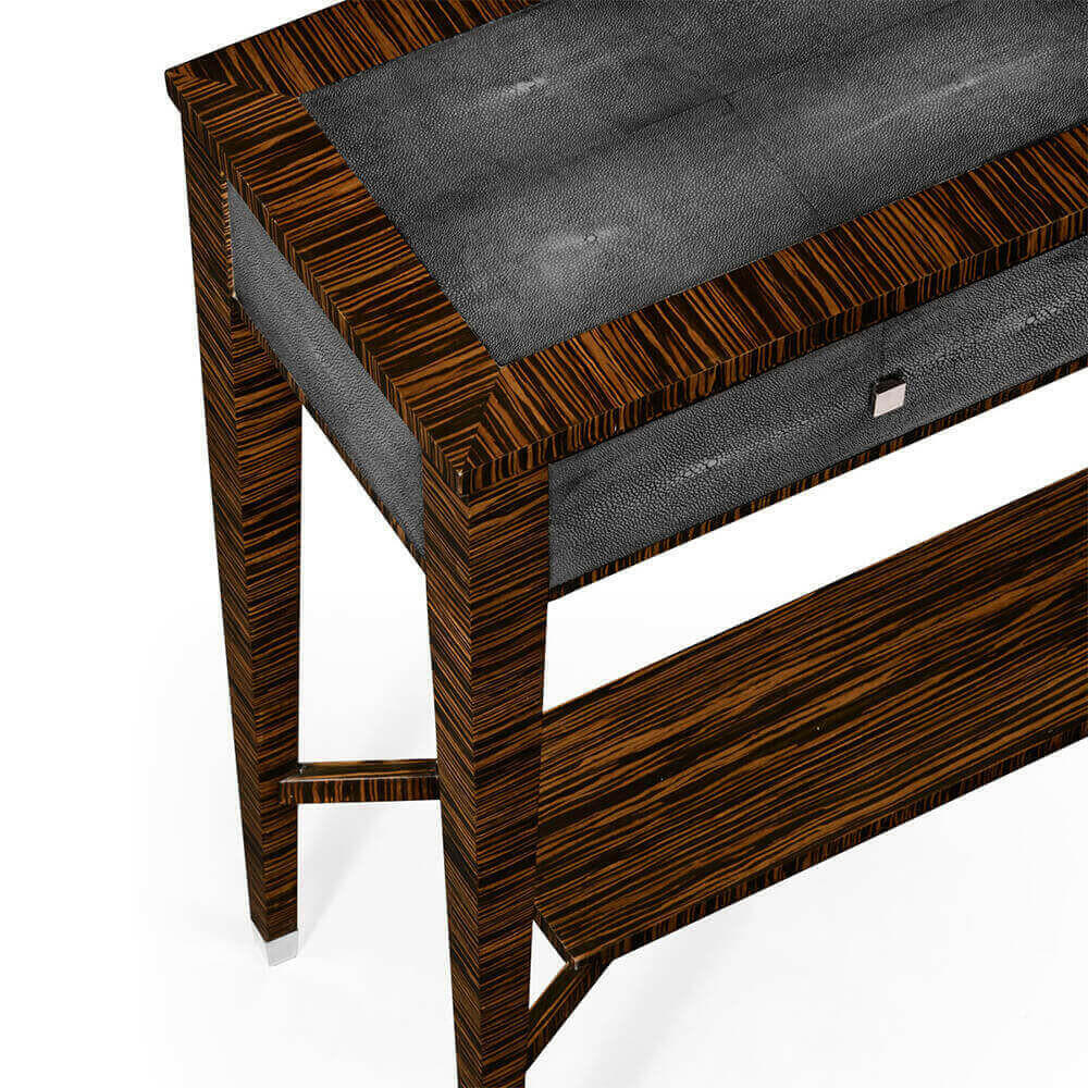 Jonathan Charles Console Table with Drawers Shagreen.
