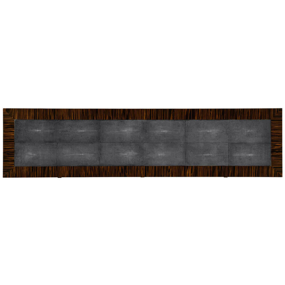 Jonathan Charles Console Table with Drawers Shagreen.