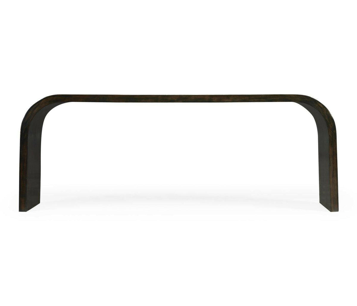 Jonathan Charles Curved Coffee Table Chinoiserie Style.