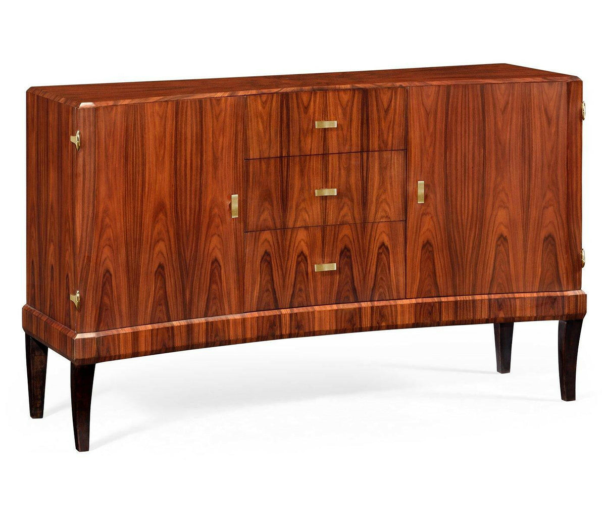 Jonathan Charles Curved Sideboard Rosewood - High Lustre.