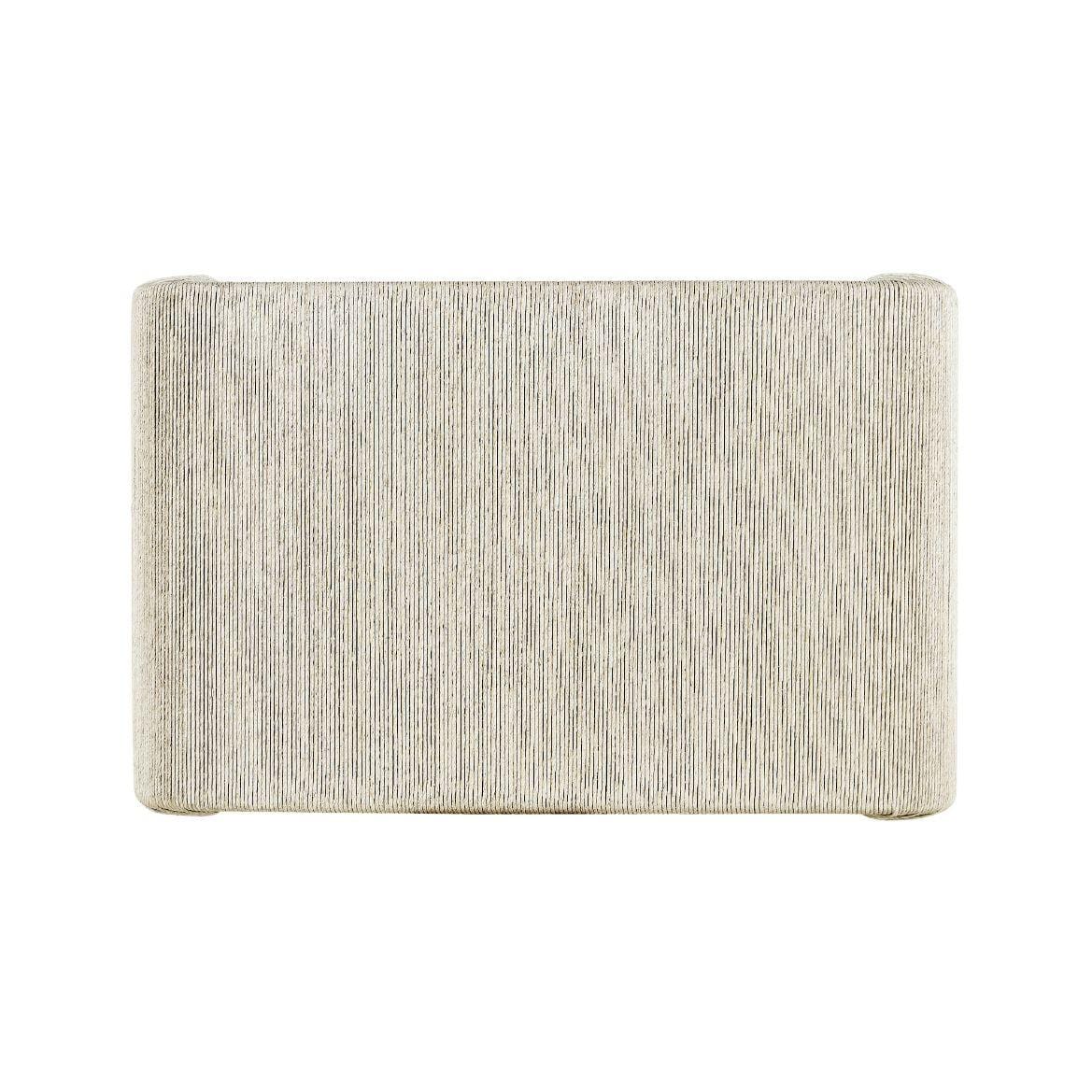 Jonathan Charles Danish Stool with Cushion.