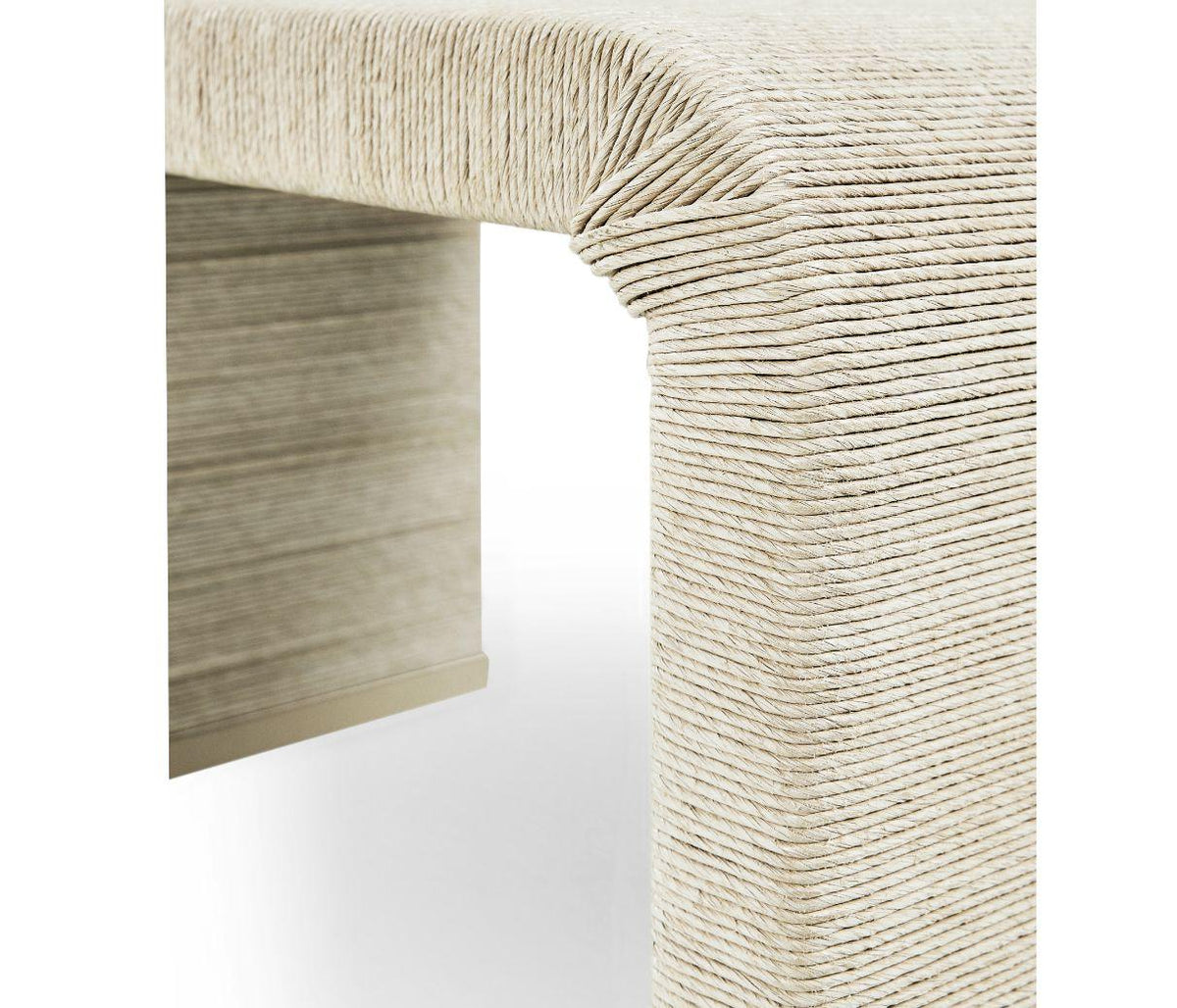 Jonathan Charles Danish Stool with Cushion.