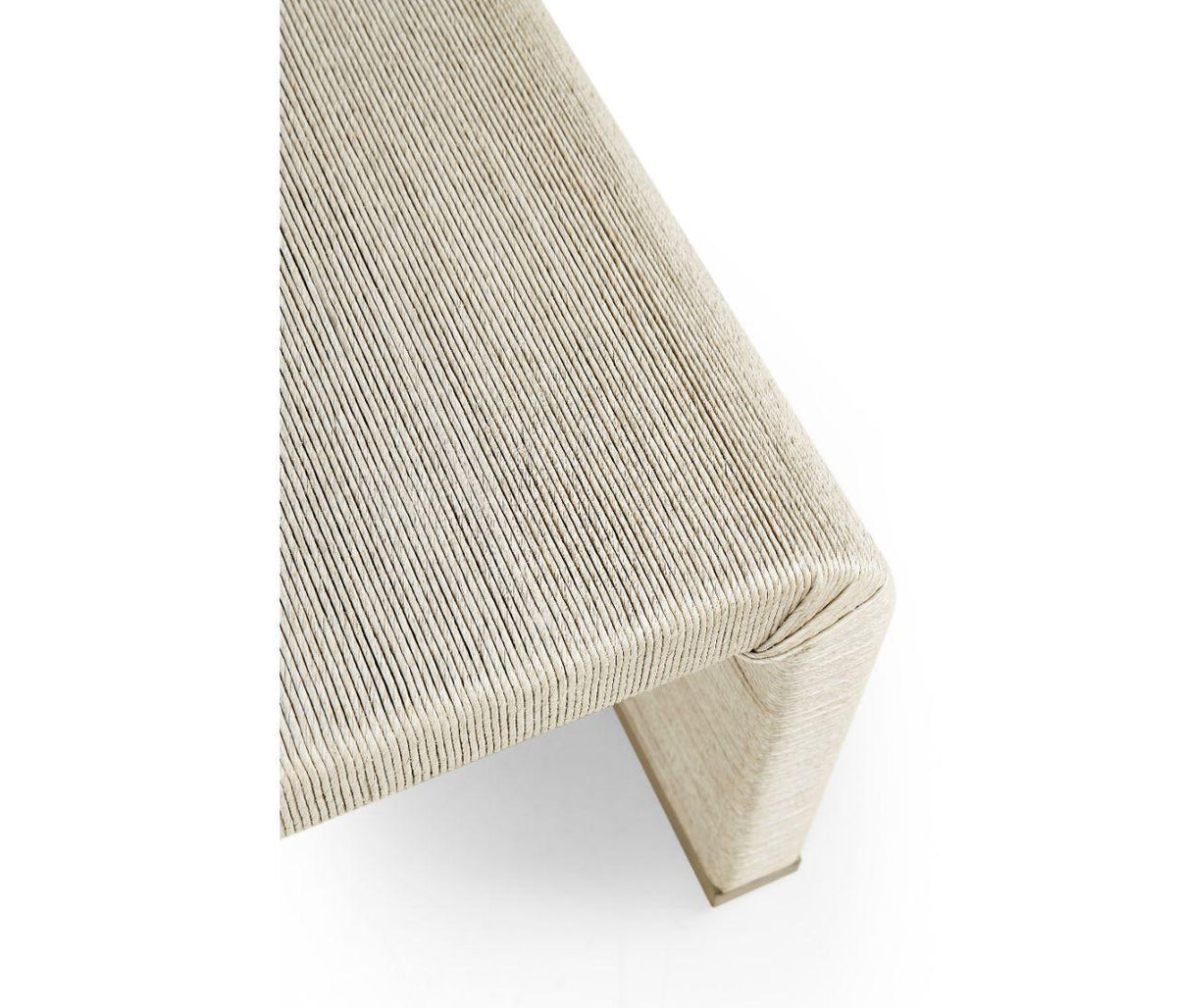 Jonathan Charles Danish Stool with Cushion.