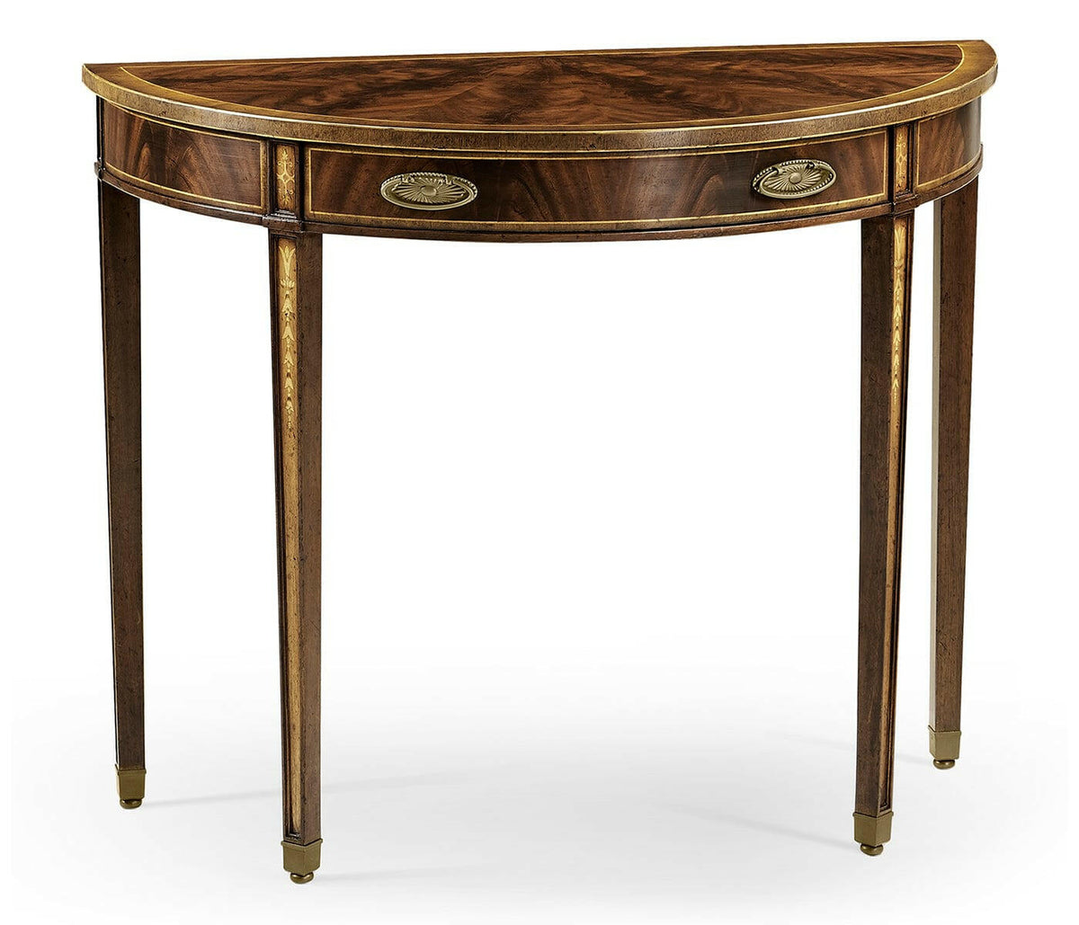 Jonathan Charles Demilune Console Table George Ii.