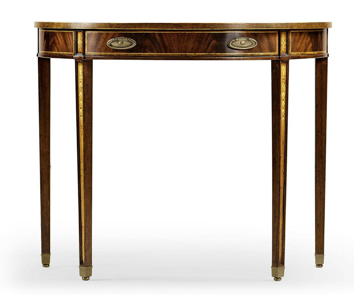 Jonathan Charles Demilune Console Table George Ii.