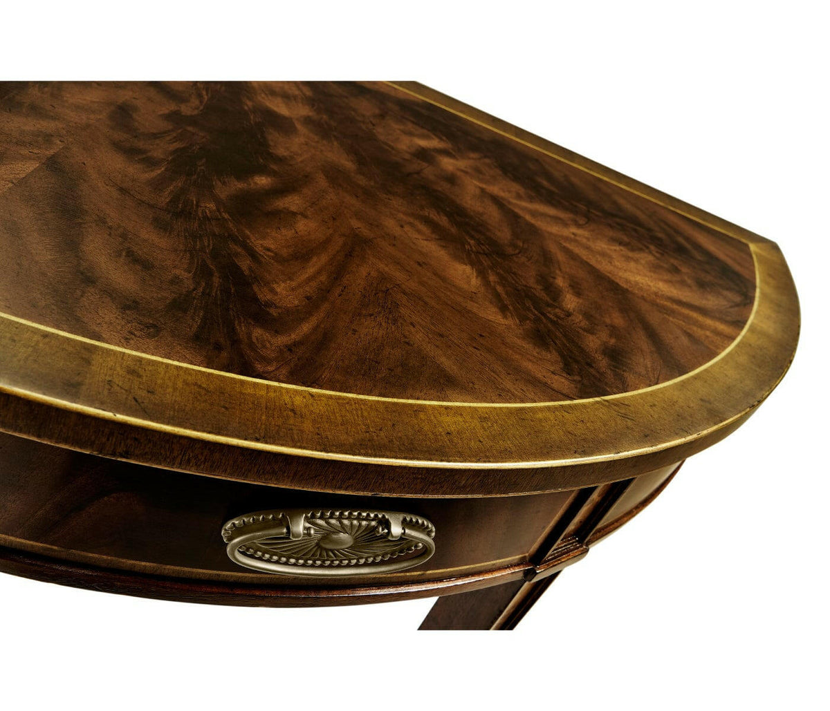 Jonathan Charles Demilune Console Table George Ii.