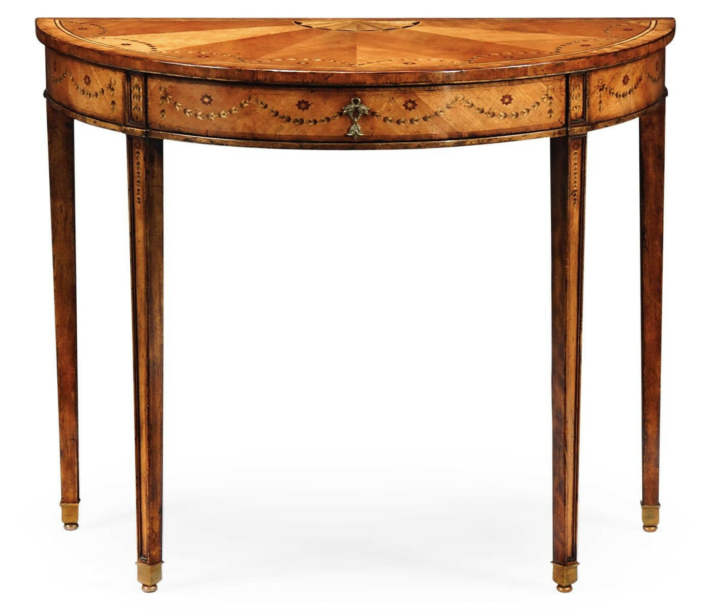 Jonathan Charles Living Jonathan Charles Demilune Console Table Sheraton House of Isabella UK