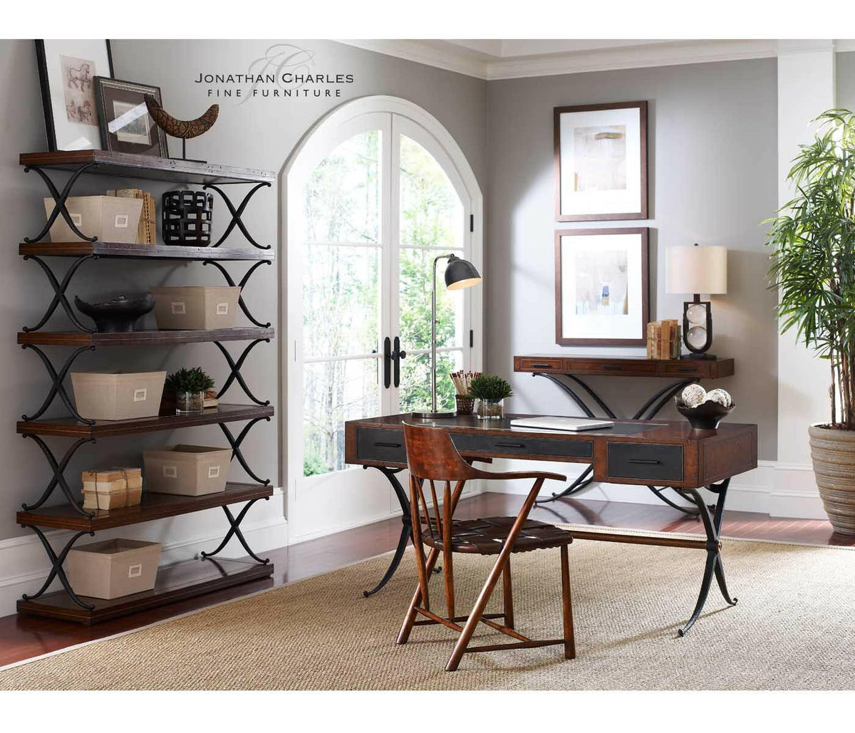 Jonathan Charles Desk Industrial.