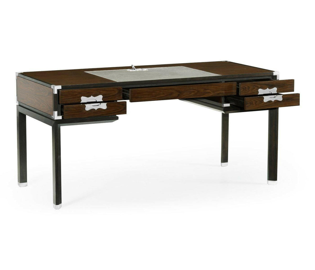 Jonathan Charles Desk Military in Santos Rosewood.