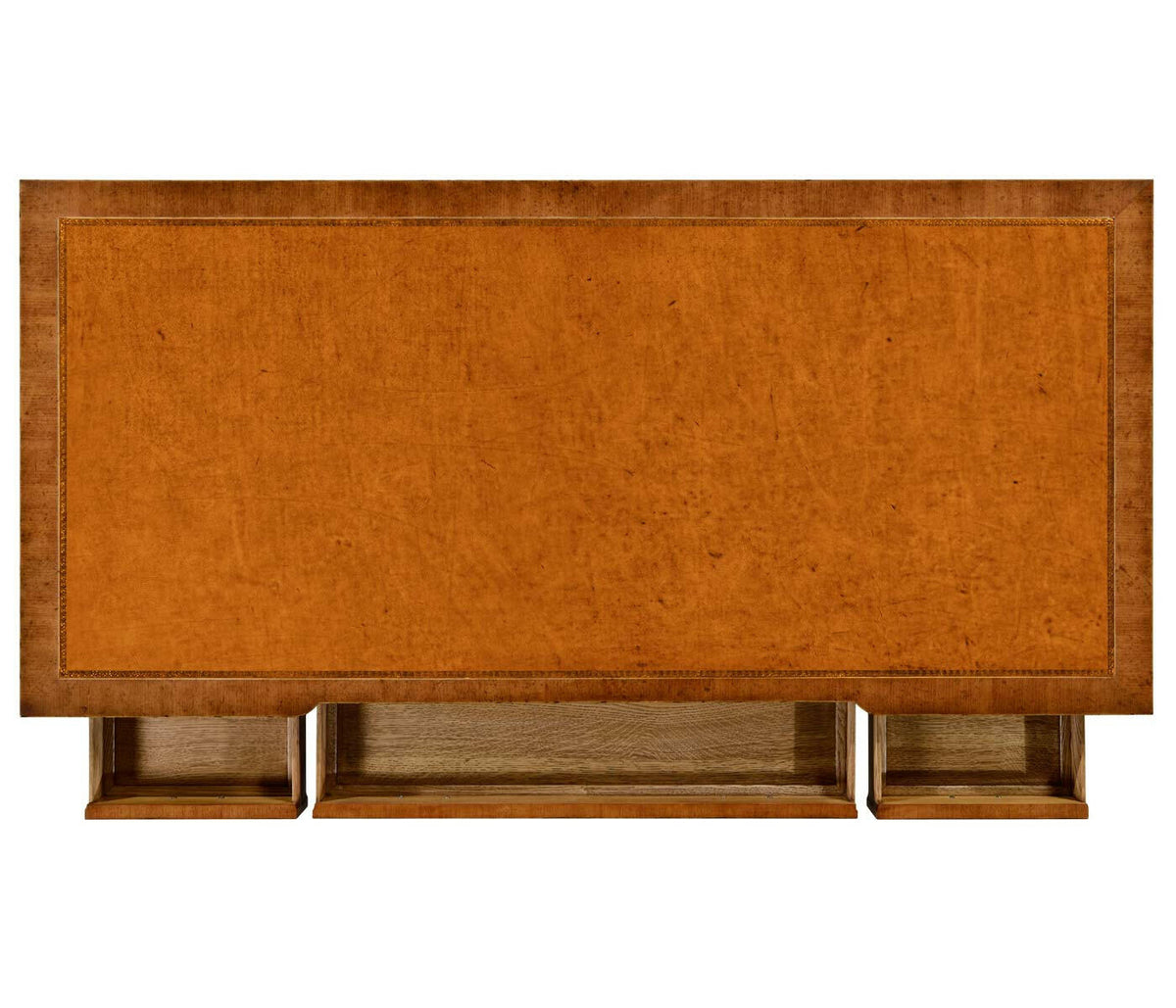 Jonathan Charles Desk Neoclassical in Walnut.