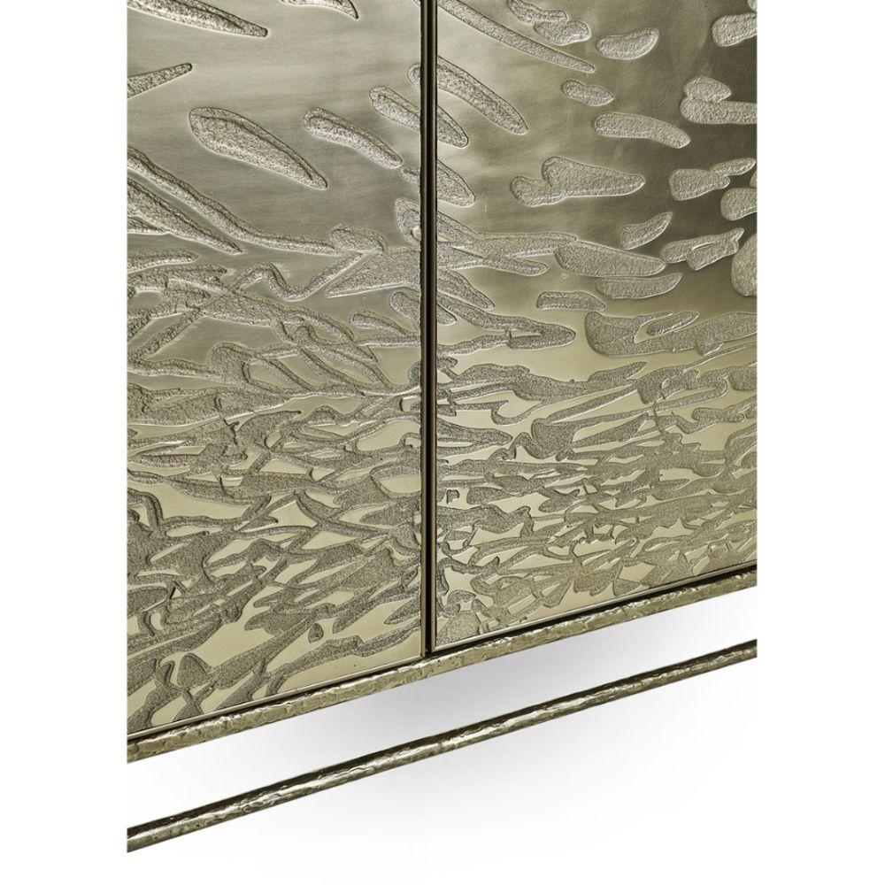 Jonathan Charles Diel Acid Etched 2 Door Cabinet.